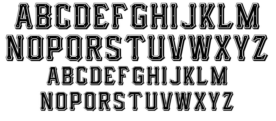 IFC HotRod Type font Specimens