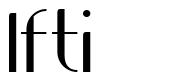 Ifti шрифт