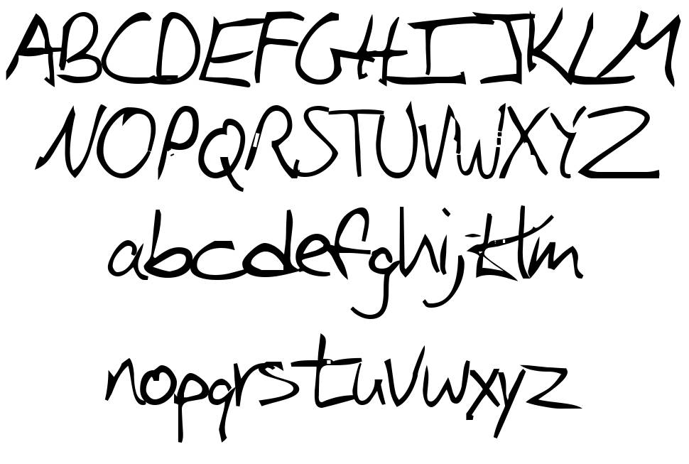 Iglook font specimens