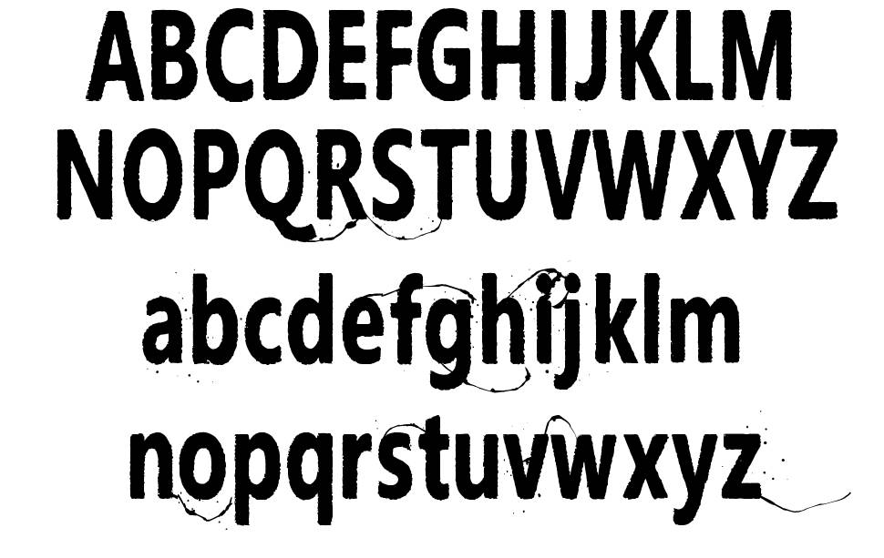Ihana Perkele font Örnekler