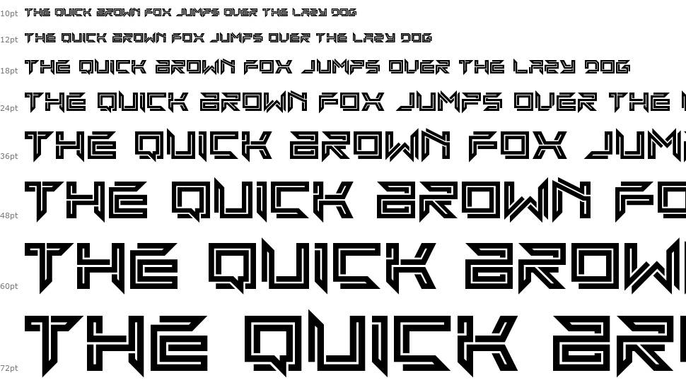 Imminent Line font Waterfall