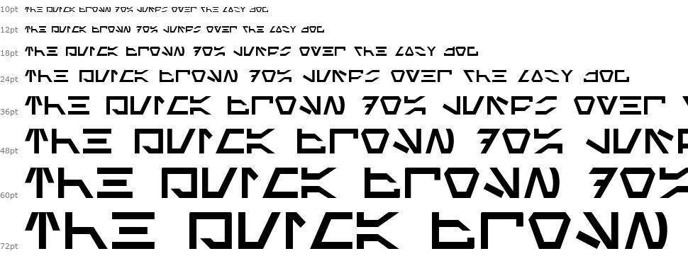 Imperial Code font Şelale