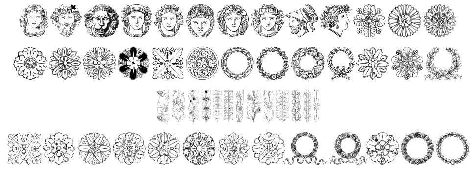 Imperio Romano font specimens