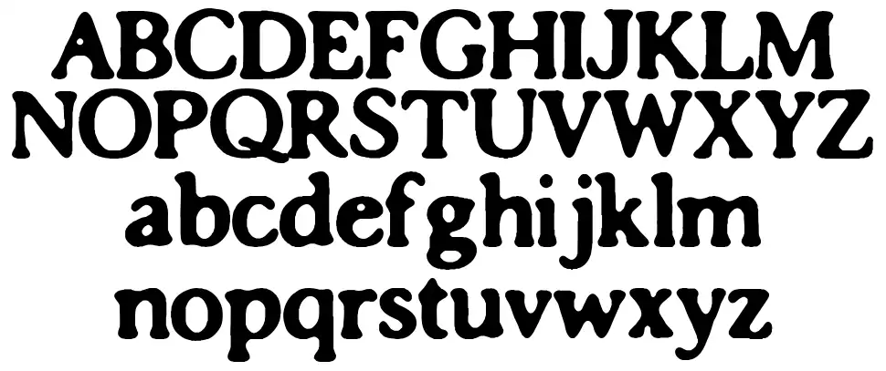 Impossibilium BRKfont specimens