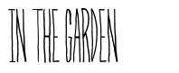 In The Garden font
