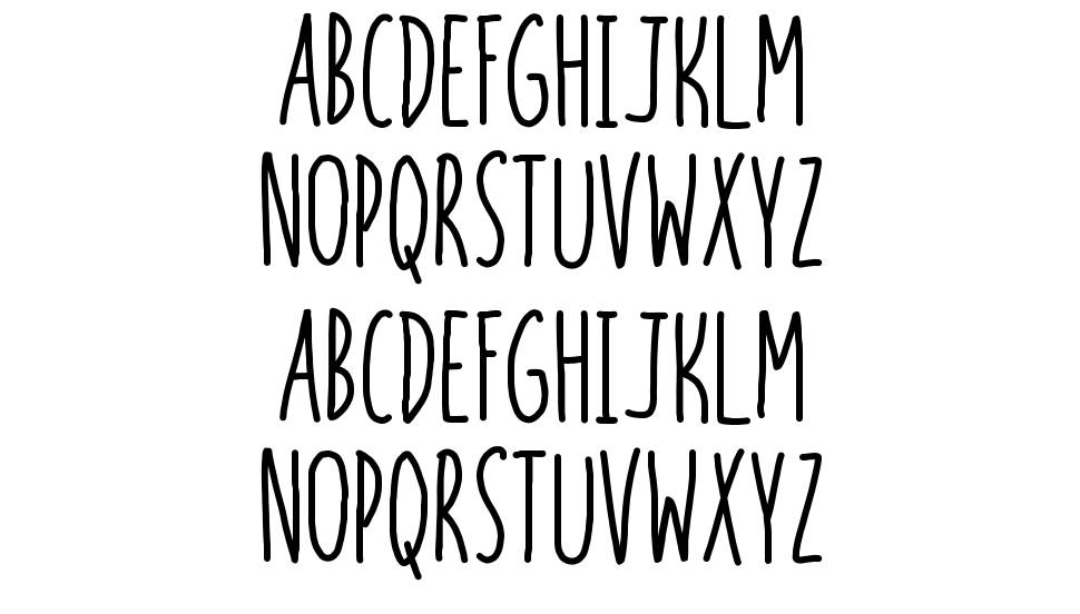 In your face, Joffrey! font specimens
