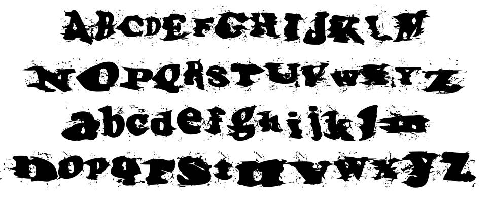 Incantation 字形 标本