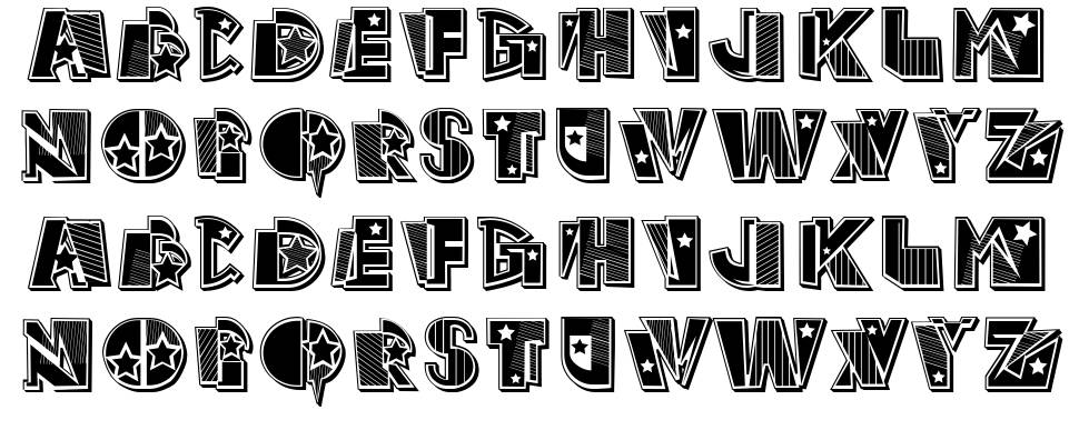 Incar font specimens