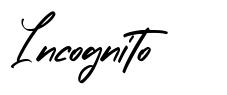 Incognito 字形