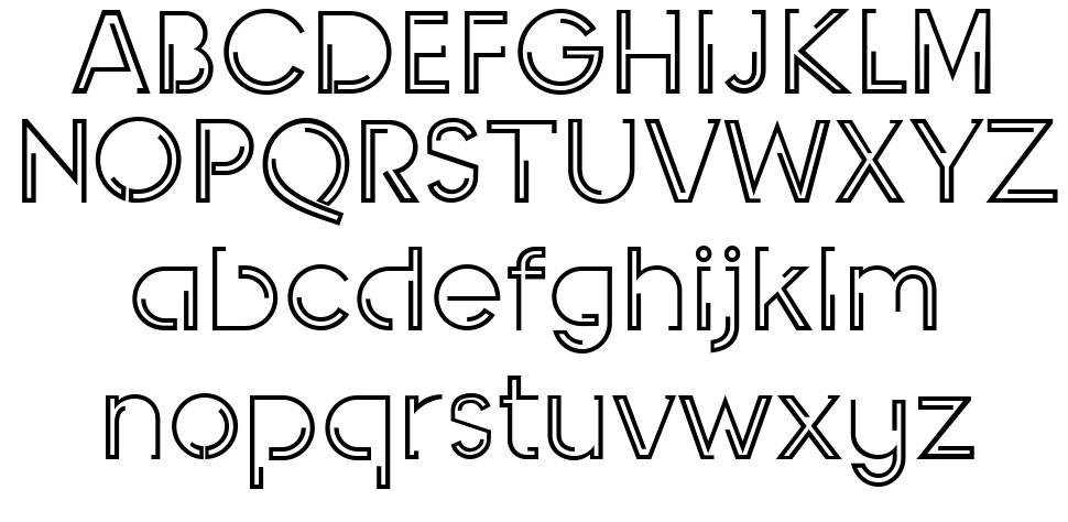 Independent font Örnekler