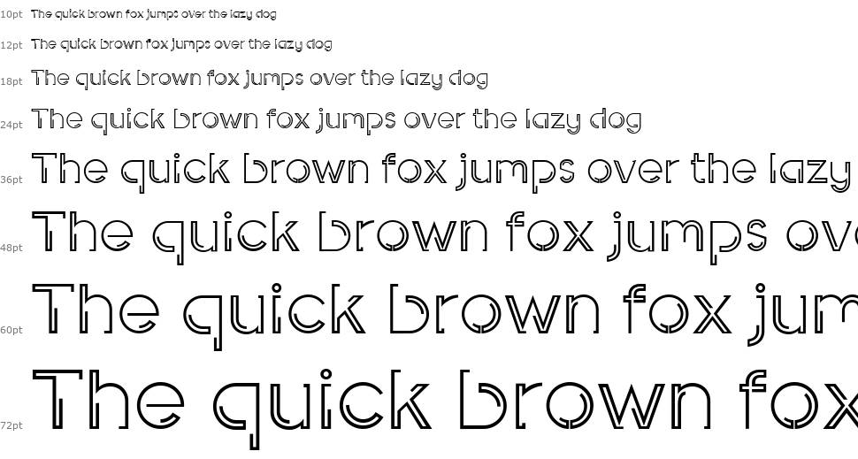 Independent font Waterfall