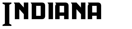 Indiana font