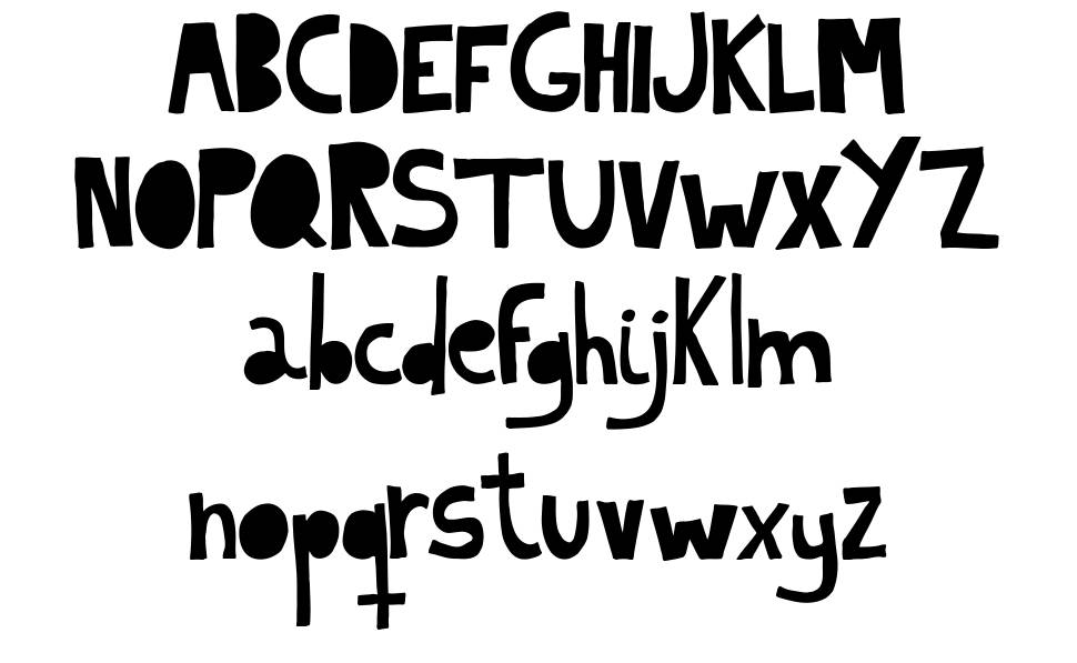 Indietronica font Örnekler