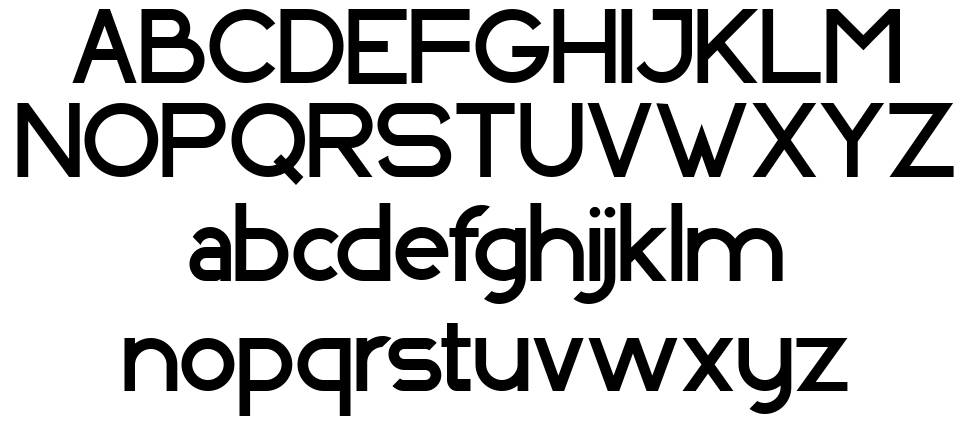 Indoscreen font Örnekler
