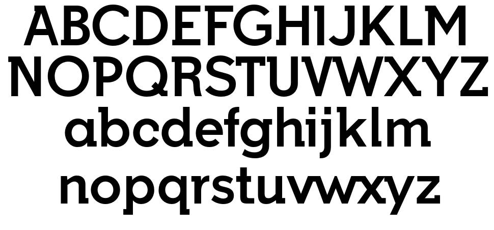Indulta SemiSerif font Örnekler