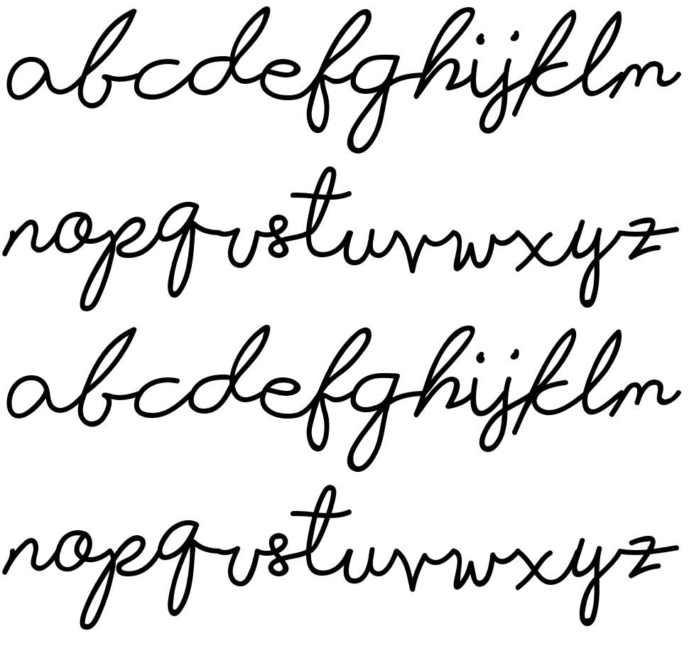 Infatuation font Örnekler