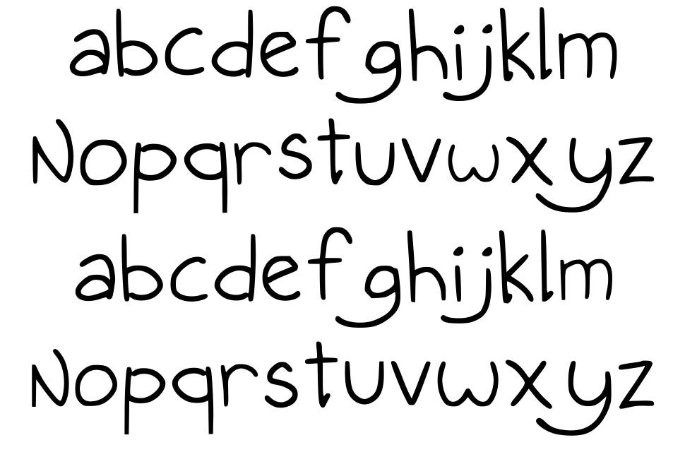 Infinitona font Örnekler