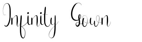 Infinity Gown font