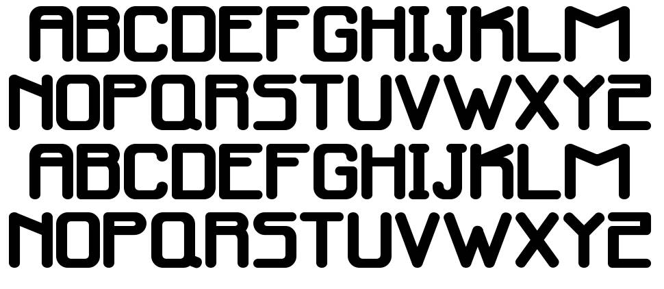 Infinity Media font specimens