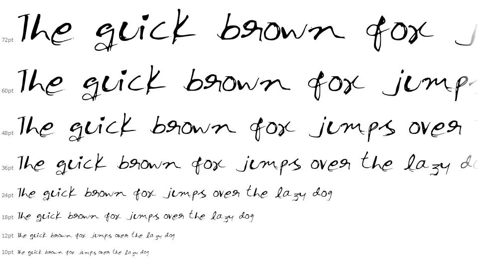 Ink Pen font by Samson Tennela FontRiver