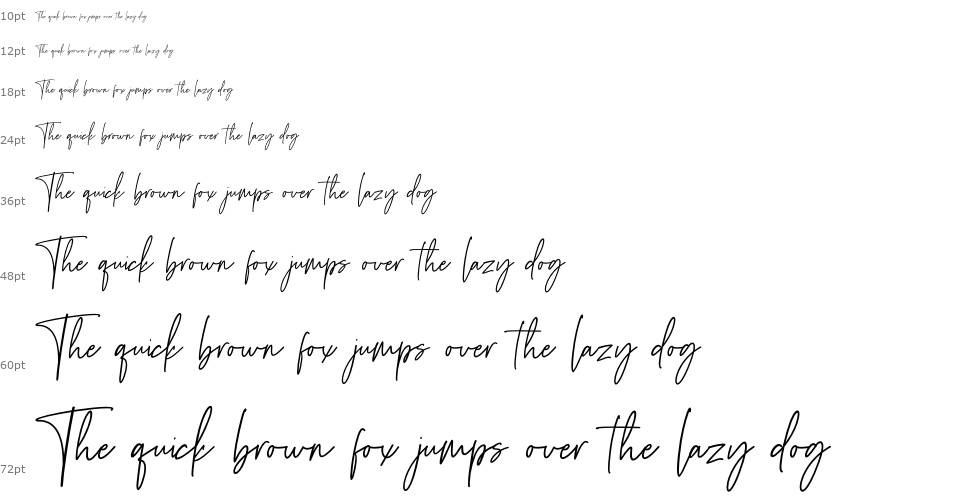 Ink Scale font Waterfall