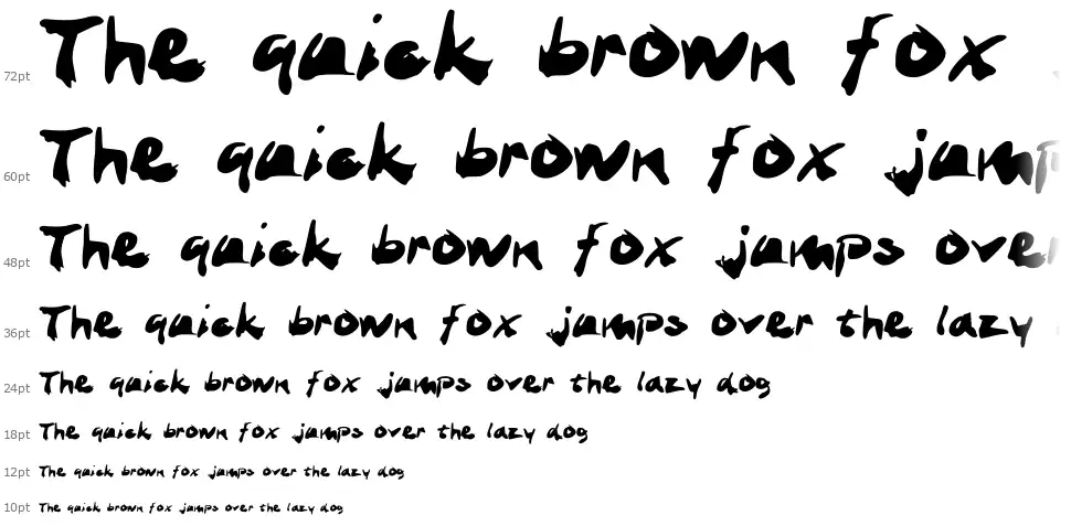 Ink Standfont waterfall