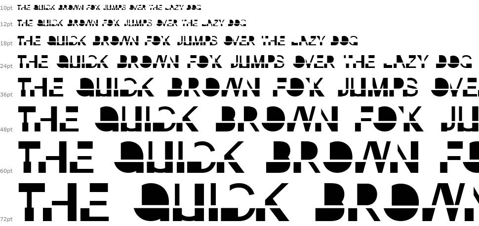 Inkie Block font Şelale