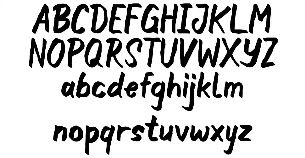 Inkwellfont specimens