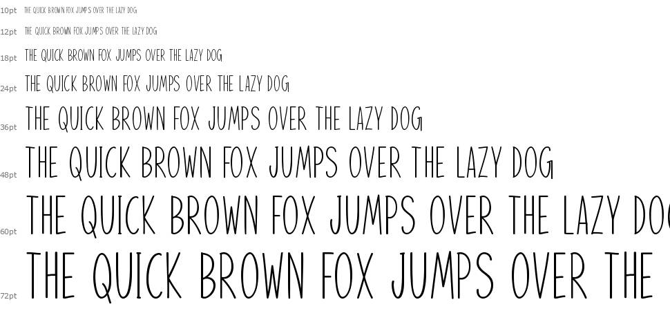 Inquisitive font Waterfall