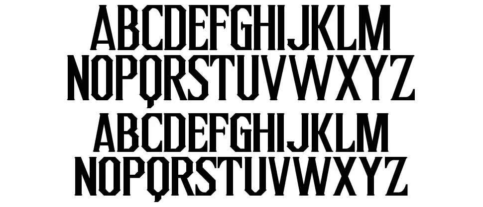 Inquisitor font specimens