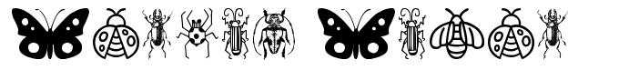 Insect Icons czcionka