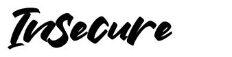 Insecure schriftart