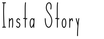Insta Story шрифт