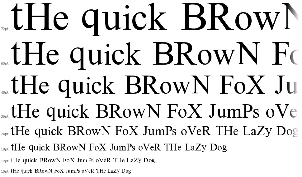 Instant Message Freakfont waterfall