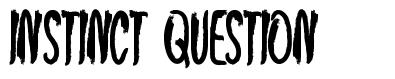 Instinct Question шрифт