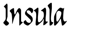 Insula шрифт