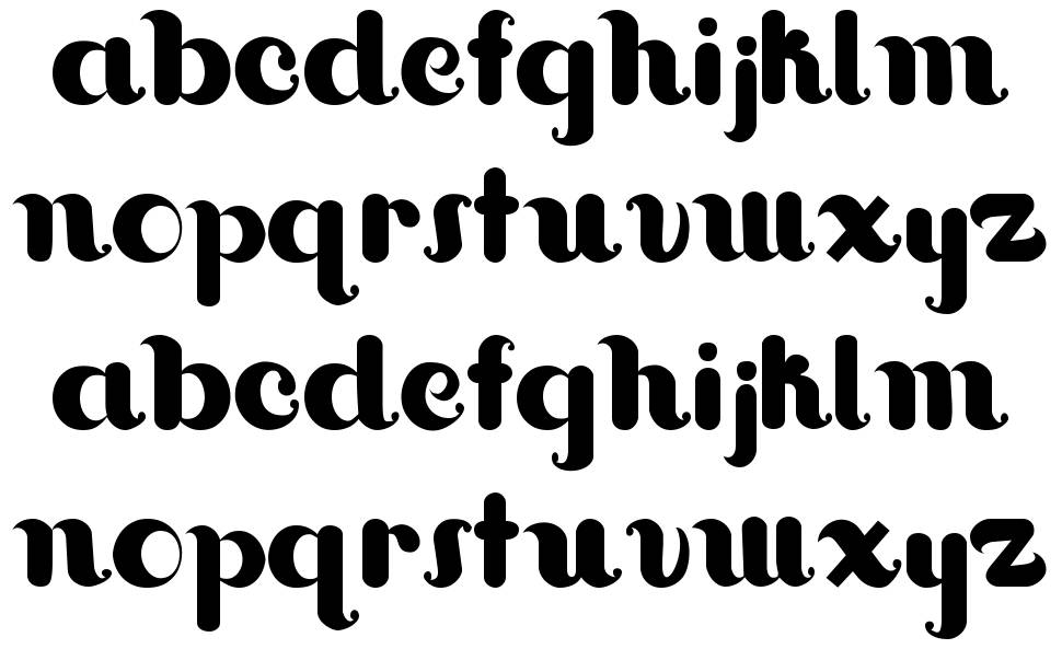 Interact font specimens