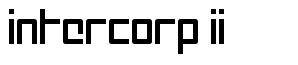 Intercorp II 字形