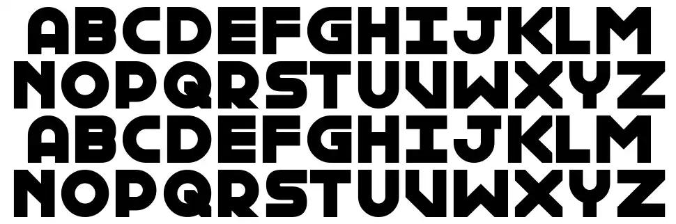 Internal Rainbows font specimens