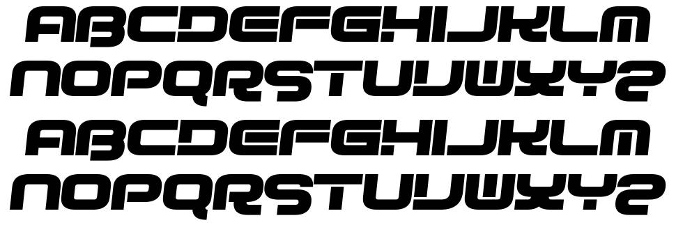 Into Deep font specimens