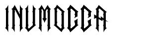 Inumocca шрифт