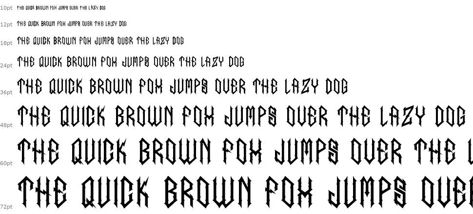 Inumocca font Waterfall