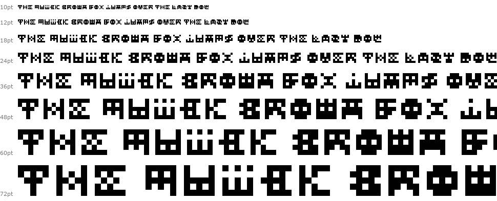 InvadeMytye font Waterfall