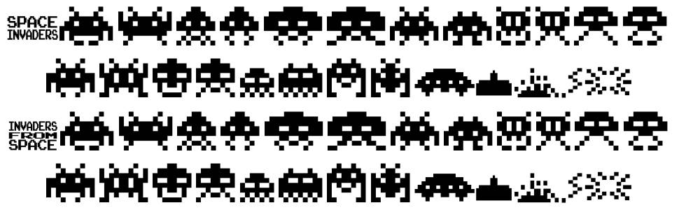 Invaders from Space font