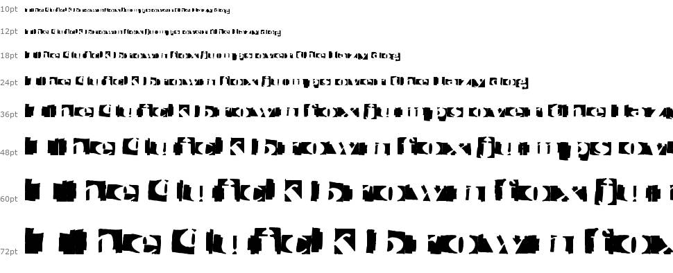 Invertage font Şelale