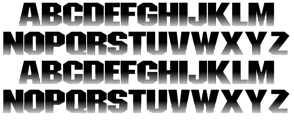 Invisible Killer font specimens