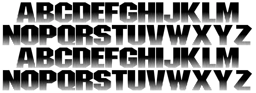 Invisible Killerfont specimens