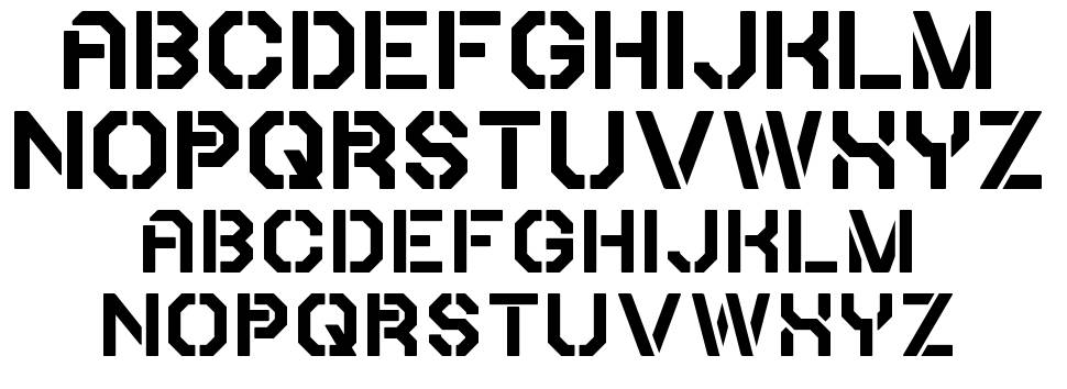 Iori font specimens