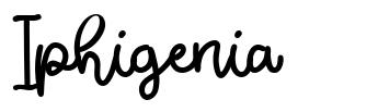 Iphigenia font