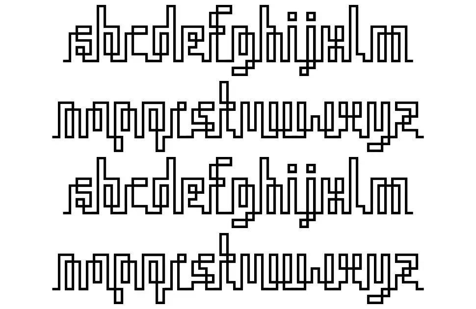 Iqq font specimens